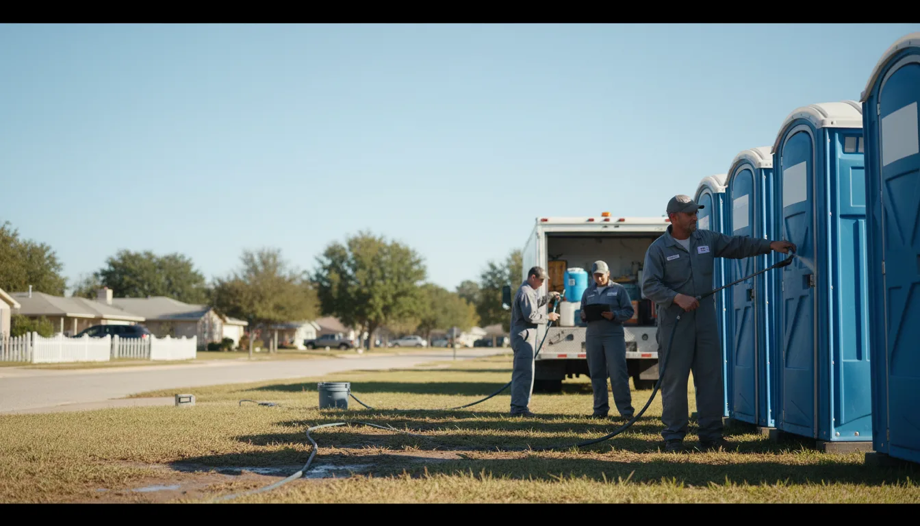 Long-Term Portable Toilet Rental in Blanket, TX near me
